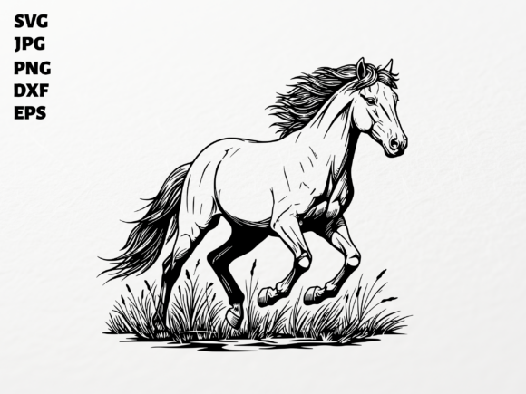 Download Running Horse SVG for Cricut Sublimation - Running horse svg Collection