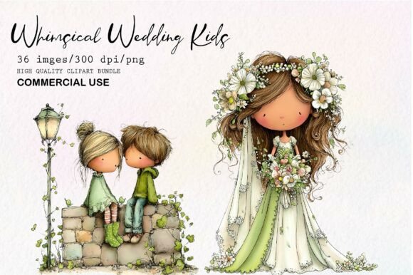 Download Whimsical Wedding Kids Clipart - Whimsical Collection