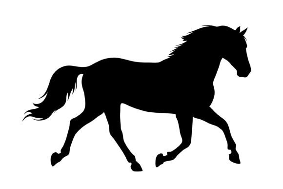 Download Running Horse SVG, Horse Silhouette - Premium Resources