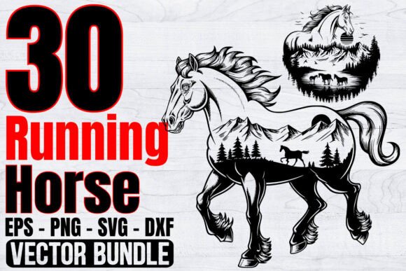 Download Horse Svg Bundle, Running Horse Svg - Premium Bundle